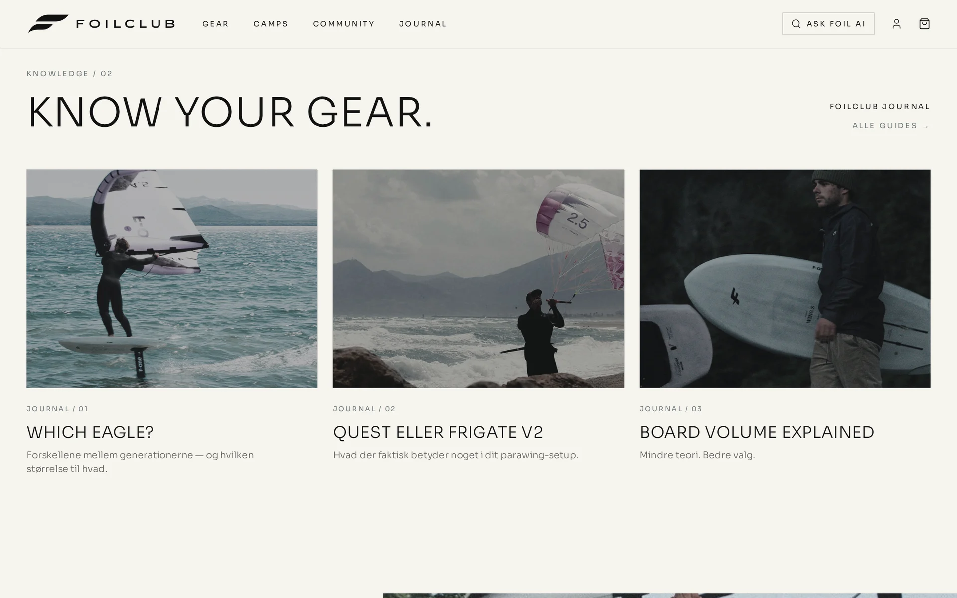 Foil Club guider: Know your gear